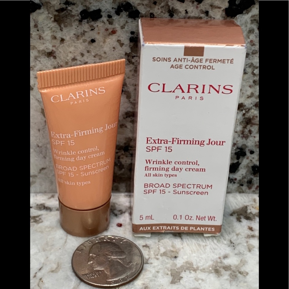 🍄6/$26 Clarins firm day-cream spf15 mini NWT